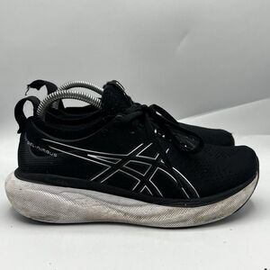 Asics Gel Nimbus 25 Womens Size 8 Black Running Shoes Sneakers 1012B356